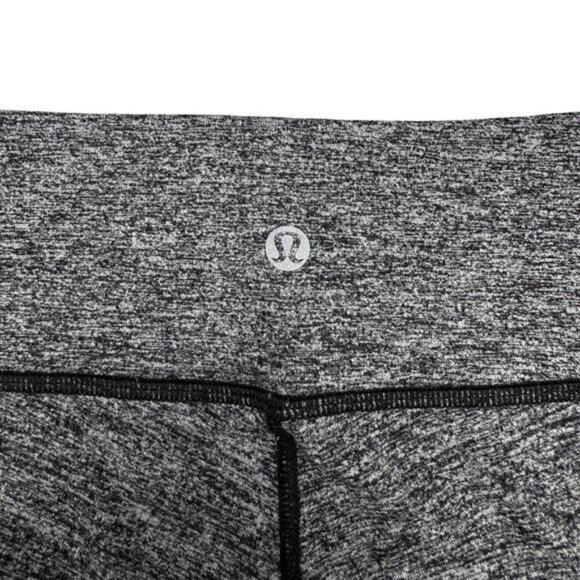 LULULEMON Wunder Under Low-Rise Tight 28" Size 4 Heathered Black - Picture 7 of 9